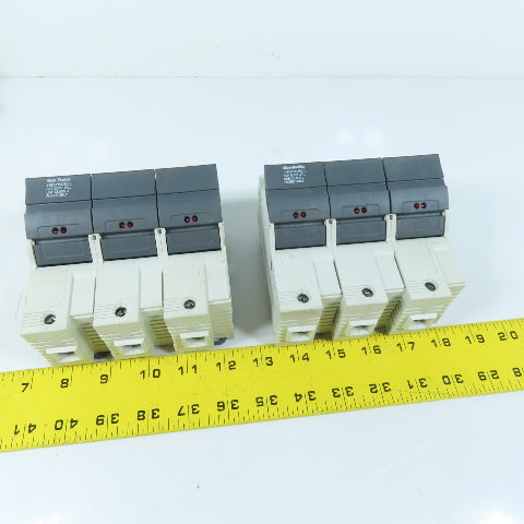 Allen-Bradley 1492-FB3J60-L 60A 3-Pole Fuse Holder Lot of 2