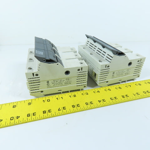 Allen-Bradley 1492-FB3J60-L 60A 3-Pole Fuse Holder Lot of 2