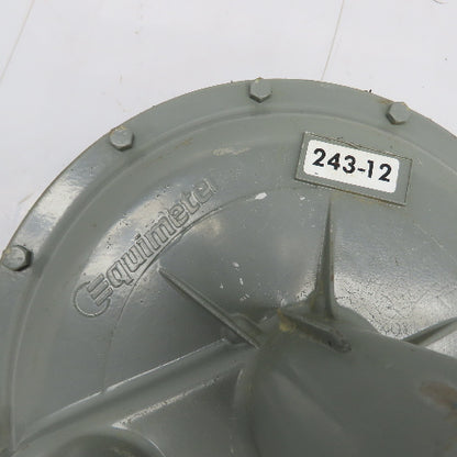 Equimeter 243-12 2" NPT Large Capacity Gas Pressure Regulator 3/4"-10° Orifice