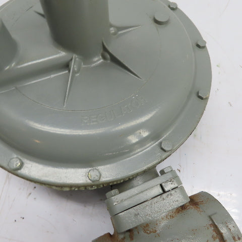 Equimeter 243-12 2" NPT Large Capacity Gas Pressure Regulator 3/4"-10° Orifice