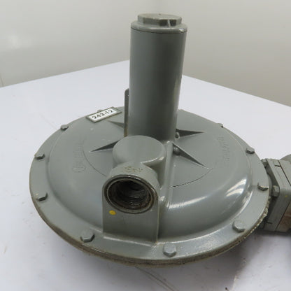 Equimeter 243-12 2" NPT Large Capacity Gas Pressure Regulator 3/4"-10° Orifice