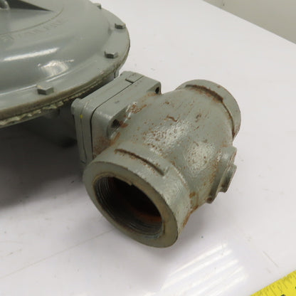 Equimeter 243-12 2" NPT Large Capacity Gas Pressure Regulator 3/4"-10° Orifice