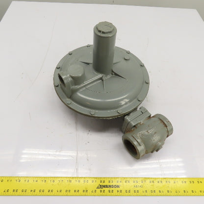 Equimeter 243-12 2" NPT Large Capacity Gas Pressure Regulator 3/4"-10° Orifice