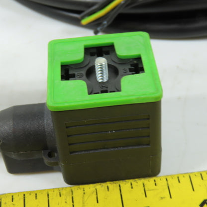 Murrelektronik 7000-18112-6170500 Solenoid Valve Connector Cable 230V AC/DC 10A