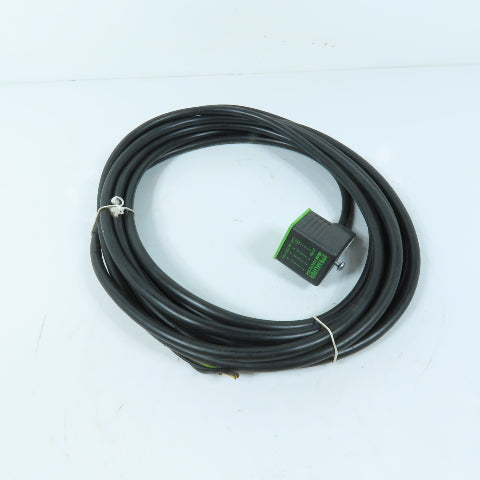 Murrelektronik 7000-18112-6170500 Solenoid Valve Connector Cable 230V AC/DC 10A
