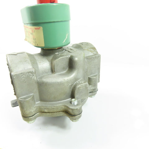 ASCO 8215C63 1-1/4" NPT Solenoid Valve 120V Fuel Gas 25 PSI
