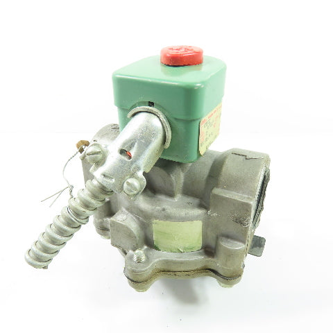 ASCO 8215C63 1-1/4" NPT Solenoid Valve 120V Fuel Gas 25 PSI