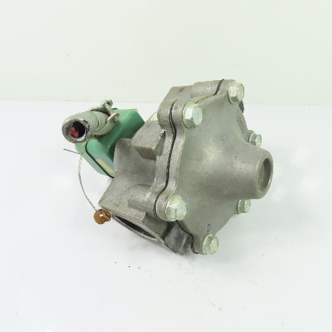 ASCO 8215C63 1-1/4" NPT Solenoid Valve 120V Fuel Gas 25 PSI