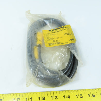 Turck E-RKS 8T-930-3-WSS 8T 8-Pin Straight Female to Right-Angle Male Cordset