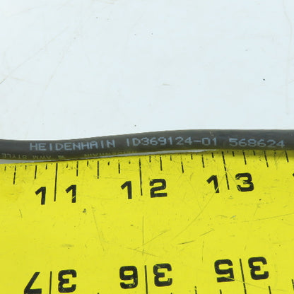 Heidenhain ID369124-01 12-Pin Round Male to 12-Position Female Encoder Cable 3'