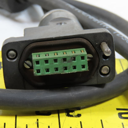 Heidenhain ID369124-01 12-Pin Round Male to 12-Position Female Encoder Cable 3'