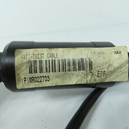 N/A MRO022703 Anti-Twist In-Line Cable Assembly with NEMA 1-15P Plug 115V 10'