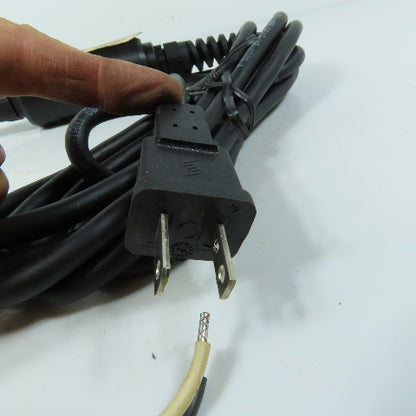 N/A MRO022703 Anti-Twist In-Line Cable Assembly with NEMA 1-15P Plug 115V 10'