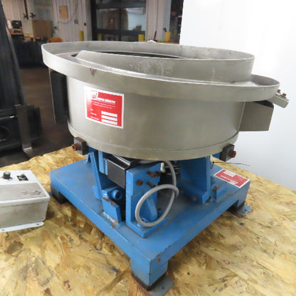 Warren 03992004 Vibratory Parts Feeder 18" ID x 7" Deep Bowl 1Ph 115V