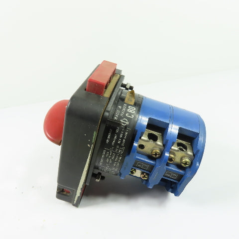 Kraus & Naimer C 80 80A 3-Pole Rotary Switch 600VAC