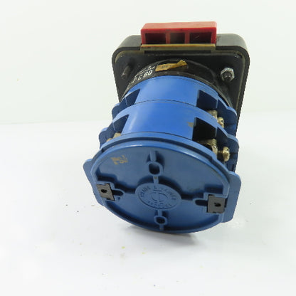 Kraus & Naimer C 80 80A 3-Pole Rotary Switch 600VAC