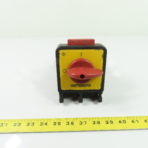 Kraus & Naimer C 80 80A 3-Pole Rotary Switch 600VAC