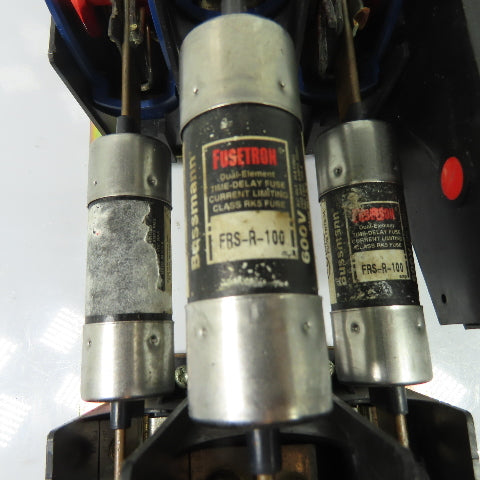 Square D 9422TEF10 100A 3-Pole Fusible Safety Disconnect Switch 600V