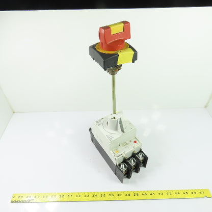 Moeller NZM 2 NZM B2-AF150-NA 150A Circuit Breaker w/ Rotary Disconnect 690VAC