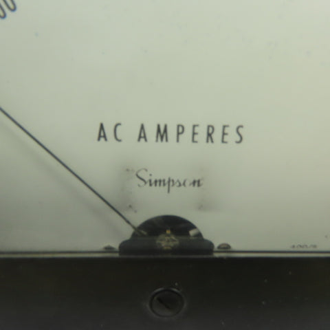 Simpson N/A 0-400A AC Amperes Panel Meter