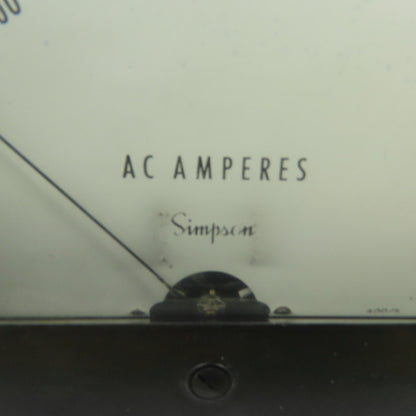 Simpson N/A 0-400A AC Amperes Panel Meter