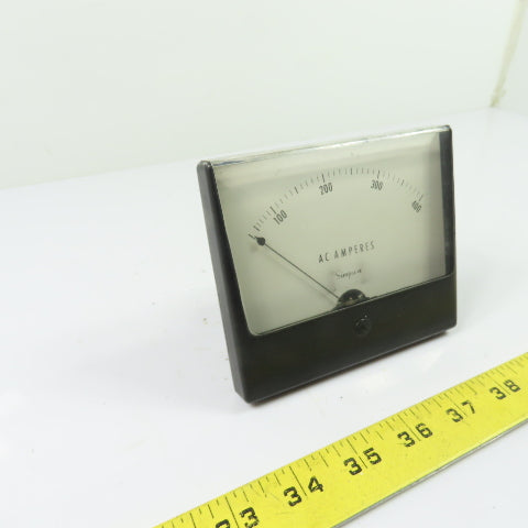Simpson N/A 0-400A AC Amperes Panel Meter