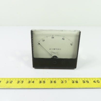 Simpson N/A 0-400A AC Amperes Panel Meter