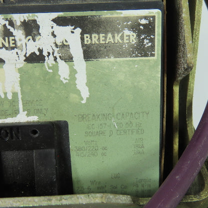 Square D FAL34080 80A Circuit Breaker W/ Cable Mechanism Disconnect 480VAC