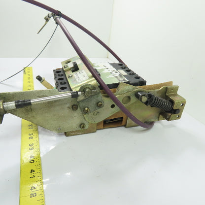 Square D FAL34080 80A Circuit Breaker W/ Cable Mechanism Disconnect 480VAC