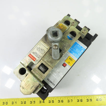 Siemens ED63B100 Sentron Series Circuit Breaker 100A 600V 3-Pole ED6