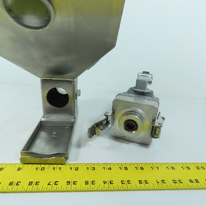 Movacolor LT Volumetric Dosing Unit Hopper Feeder Assembly with Motor