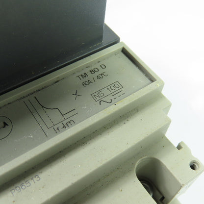 Merlin Gerin NS100N 80A 3-Pole Circuit Breaker W/ Switch Mechanism