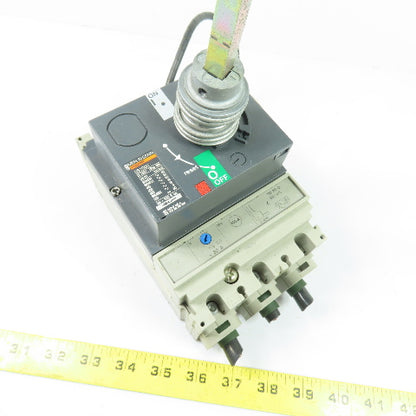 Merlin Gerin NS100N 80A 3-Pole Circuit Breaker W/ Switch Mechanism