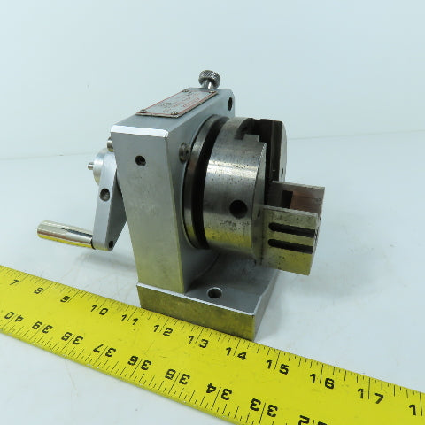 Jandox Michilin Pro MP-350 Manual Rotary Indexing Fixture Dividing Head 80.69mm