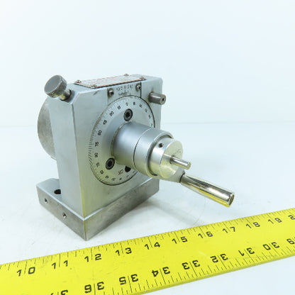 Jandox Michilin Pro MP-350 Manual Rotary Indexing Fixture Dividing Head 80.69mm