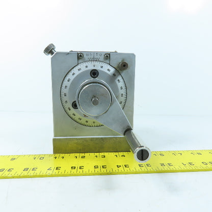 Jandox Michilin Pro MP-350 Manual Rotary Indexing Fixture Dividing Head 80.69mm