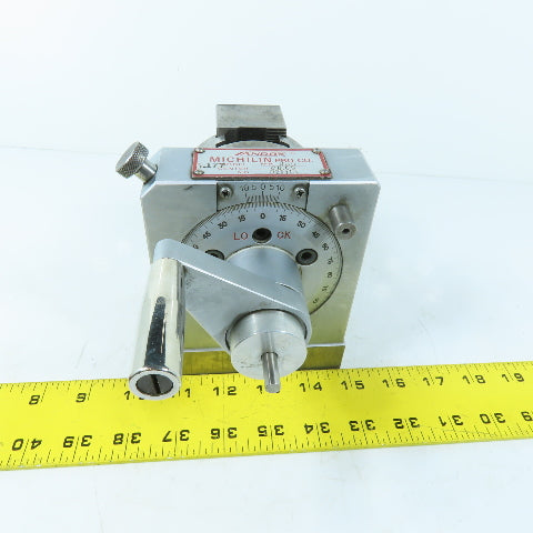 Jandox Michilin Pro MP-350 Manual Rotary Indexing Fixture Dividing Head 80.69mm
