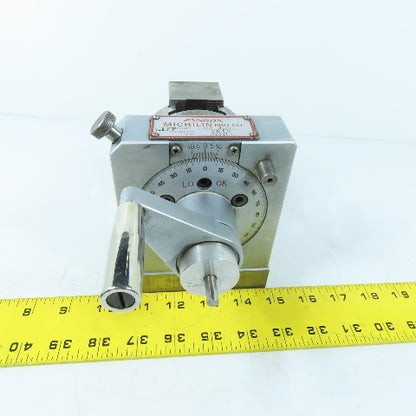 Jandox Michilin Pro MP-350 Manual Rotary Indexing Fixture Dividing Head 80.69mm