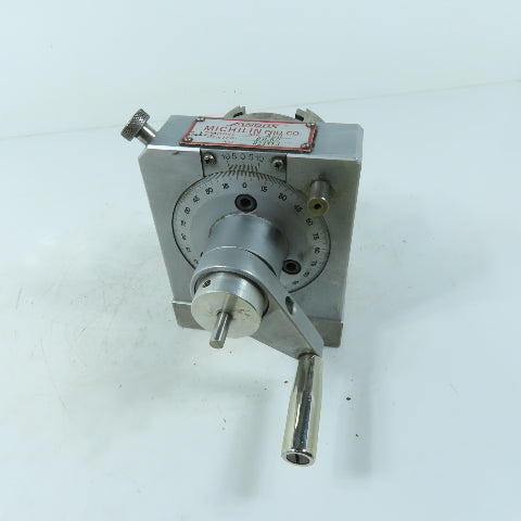 Jandox Michilin Pro MP-350 Manual Rotary Indexing Fixture Dividing Head 80.69mm