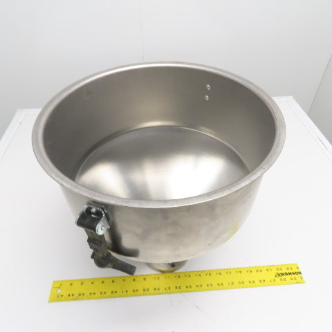 .8CU/FT Stainless Steel Conical Material Hopper Cone Sight Glass Flanged Base