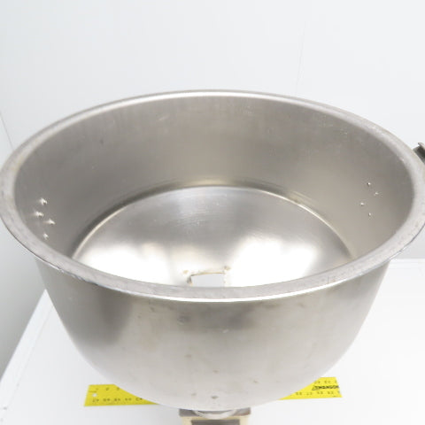Plastic Process Equipment 0.8 CU/FT Stainless Steel Conical Material Hopper Cone