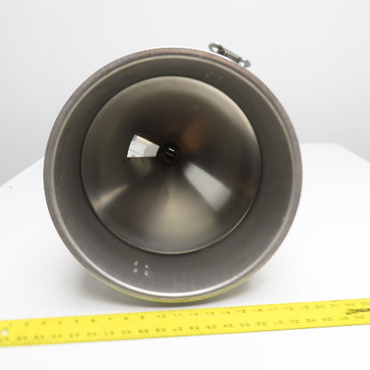 Plastic Process Equipment 0.8 CU/FT Stainless Steel Conical Material Hopper Cone