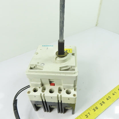 Siemens 3VF3111-6BS31-0AA0 100A 3-Pole Circuit Breaker Panel Operator 600VAC