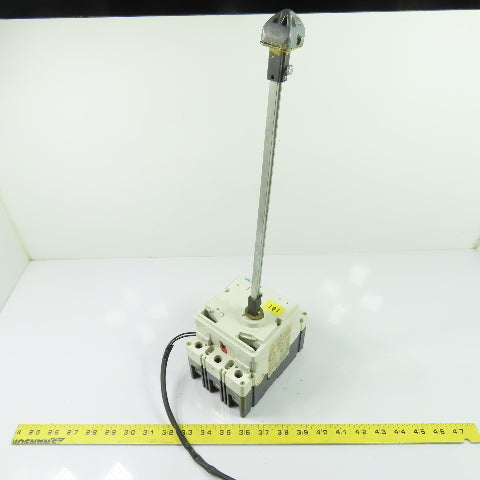 Siemens 3VF3111-6BS31-0AA0 100A 3-Pole Circuit Breaker Panel Operator 600VAC