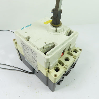 Siemens 3VF3111-6BS31-0AA0 100A 3-Pole Circuit Breaker Panel Operator 600VAC