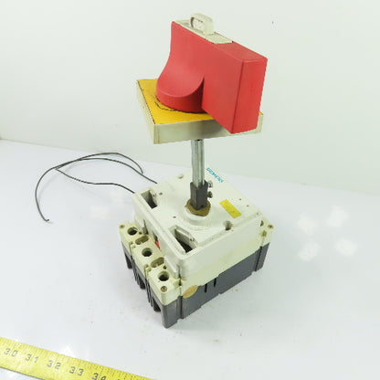 Siemens 3VF3111-6BS31-0AA0 100A 3-Pole Circuit Breaker Panel Operator 600VAC