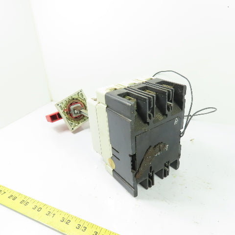 Siemens 3VF3111-6BS31-0AA0 100A 3-Pole Circuit Breaker Panel Operator 600VAC