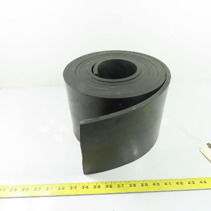 7" Wide Smooth Top Heavy Duty Rubber Belt Roll 15' L 3/8" Thick