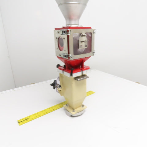 Plastic Process Equipment 1.18 CU/FT Stainless Steel Conical Material Hopper