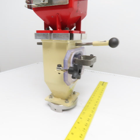 Plastic Process Equipment 1.18 CU/FT Stainless Steel Conical Material Hopper